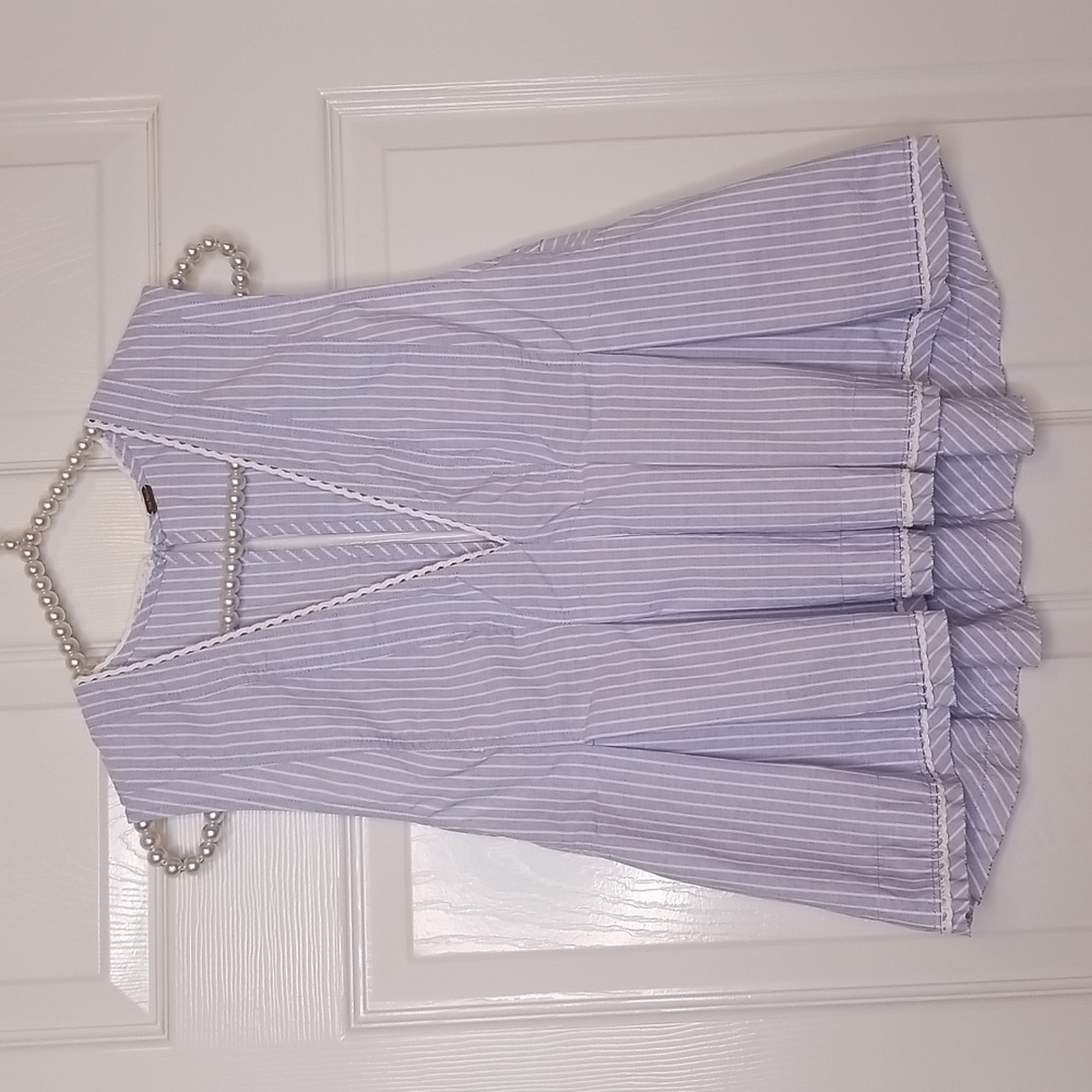 Free People Womens Light Blue Sleeve less Peplum Baby Doll Top Size XS - Picture 3 of 13